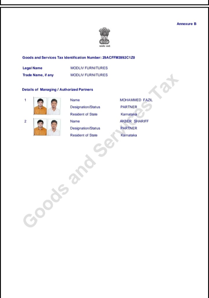 GST Certificate 2